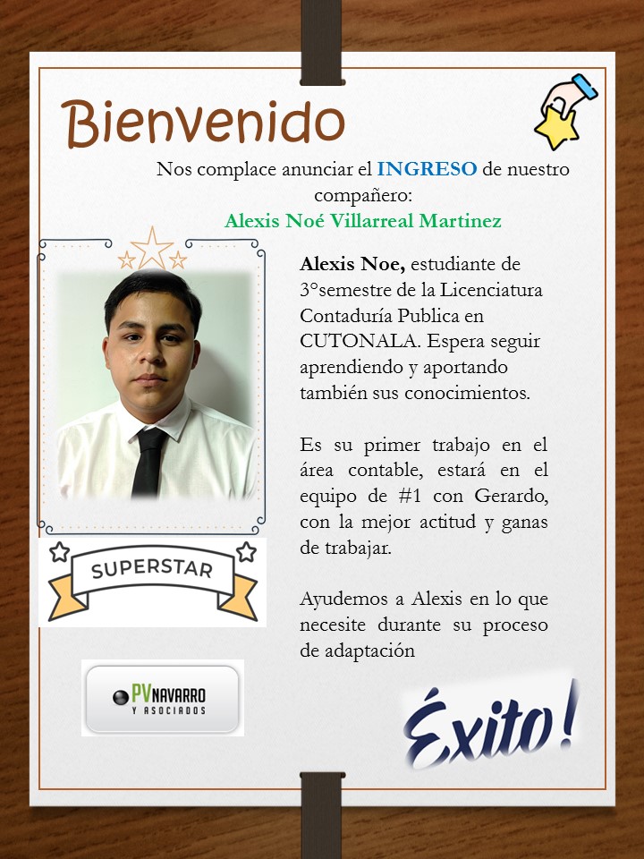 ALEXIS NOE Nuevo Ingreso