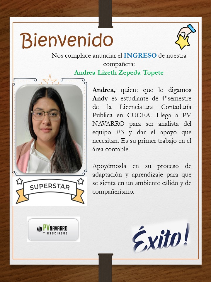 Andera Zepeda Nuevo Ingreso