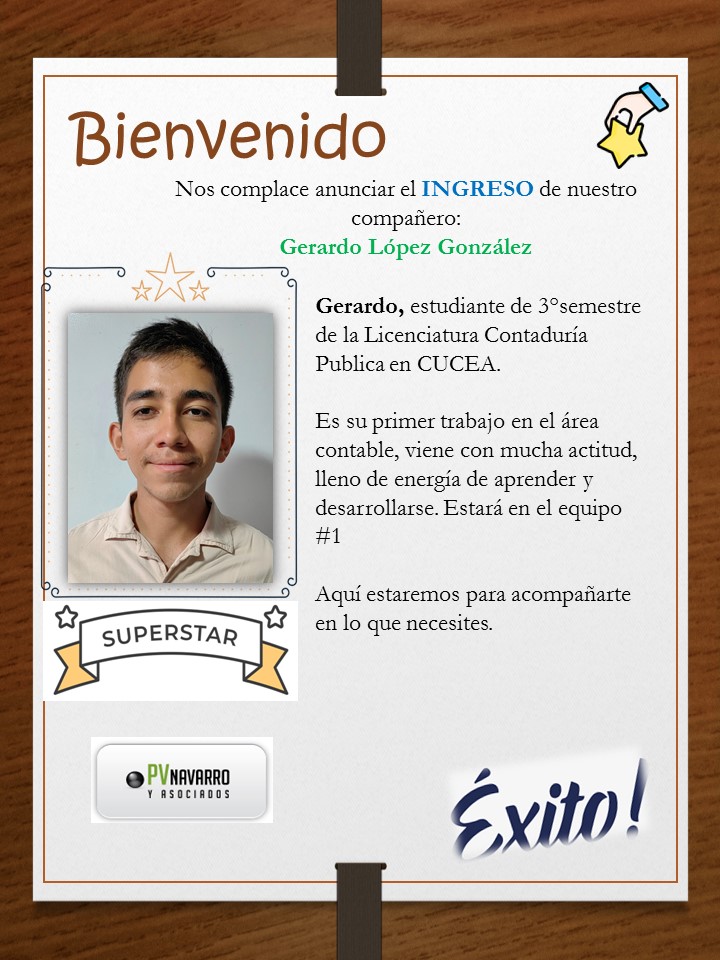 Gerardo lopez Nuevo Ingreso