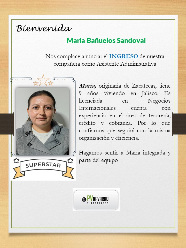 maria bauelos Nuevo Ingreso